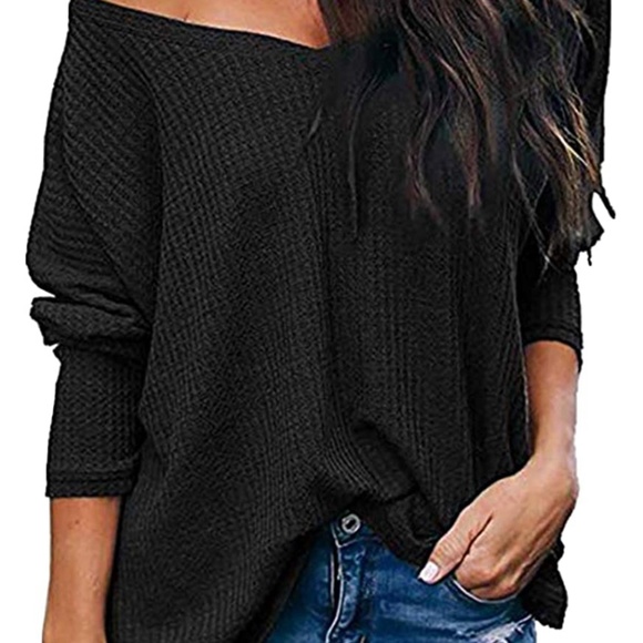 NWT MISSLOOK Womens V Neck Pullover Sweater - Picture 2 of 7